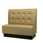 Thumbnail image #1 for G & A Commercial Seating SQUARE TUFTED-3/4-42 3/4 Circle Booth, Square-Tufted Upholstered Back, Upholstered Seat, Up to 42"H