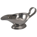 Thumbnail image #1 for Stanton Trading 4003 3 oz Polished 18/8 Stainless Steel Gravy Boat with Welded Handle and Foot Case of 144