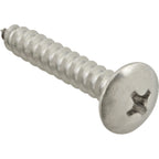 Thumbnail image #1 for AllPoints Foodservice Parts & Supplies 6120816 Truss Head Sheet Metal Screw, #8 x 1 Inch, Stainless Steel