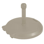 Thumbnail image #1 for Grosfillex US608466 Umbrella Base, 84 lb, Wheeled, Sandstone, Adjustable 1–2 in Pole Reducer