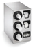 Thumbnail image #3 for Vollrath 3-High Vertical Stainless Steel Cup Dispenser Cabinet with Lid Holders and Straw Pocket