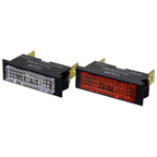 Thumbnail image #1 for AllPoints Foodservice Parts & Supplies 381193 Indicator Light Set, 120V AC, Red ON and Clear HEAT