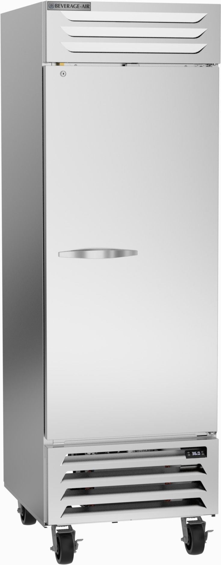 Product image #5 for Beverage-Air Vista® One-Section Bottom Mount Reach-In Refrigerator with Solid Door, 23.32 Cu. Ft.