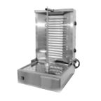 Thumbnail image #1 for Equipex LLC Roller Grill GR 60E Vertical Gyro Broiler, 55 lb Capacity, 2 Independently Controlled Heating Zones, Stainless Steel