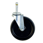 Thumbnail image #1 for New Age C480 Swivel Stem Caster, 5 in Diameter, Polyurethane Tread, 135 lb Capacity