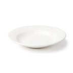 Thumbnail image #1 for Browne USA Foodservice Foundation 5630157 Rimmed Round Porcelain Bowl, 8.5 fl oz, 9.25", White Case of 3 Dozen