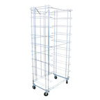 Thumbnail image #1 for Renfro Industries Inc. RIBKRI1010BSL Bakery Rack, 10-Tray Capacity, Side-Loading, Wire Frame, 27-1/4"W x 27"D x 76-1/2"H