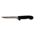 Thumbnail image #1 for Alegacy Foodservice Products PC1286N Flexible Narrow Boning Knife, 6-inch Molybdenum Stainless Steel Blade, Brown ABS Handle Case of 6