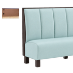 Thumbnail image #1 for ATSMFG ATS AT&S-ASWB-K48-3CH GR5/COM 48" High 3-Channel Upholstered Wall Booth with Removable Sinuous Spring Seat