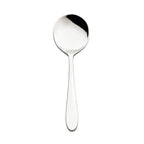 Thumbnail image #1 for Browne USA Foodservice Eclipse 502117 Bouillon Spoon, 6", 18/10 Stainless Steel, Mirror Finish 1 Dozen