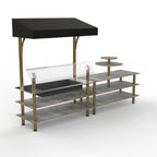 Thumbnail image #1 for Steelite International Mogogo, Modular MGCMLE04GBBF Modular Mixed-Material Display Station