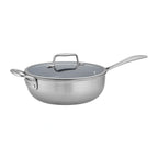Thumbnail image #2 for Zwilling J.A. Henckels Clad CFX 1017261 Ceramic Nonstick Perfect Pan, 4-1/2 qt., 10-in., with Lid
