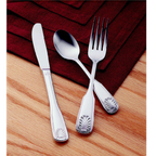 Thumbnail image #2 for Libbey Coquille 685 5262 Dinner/Entree Knife, 8-3/4", Fluted Blade, Solid Handle, 18/0 Stainless Steel
