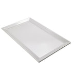 Thumbnail image #1 for Tableware Solutions USA Leone T8415 Rectangular Melamine Platter, White, 65 x 45 cm