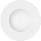 Thumbnail image #1 for Libbey Maitre by Bauscher 670072512000000 Porcelain Round Plate, 10 in, Wide Rim
