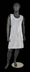 Thumbnail image #3 for San Jamar Disposable White Polyethylene Bib Apron, 28 x 46 Inches