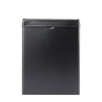 Thumbnail image #1 for Alpine Industries ALP451-SSB-BLK Wall-Mount Stainless Steel Sanitary Napkin Receptacle, Black, Flip-Top Tight-Seal Lid Case of 16