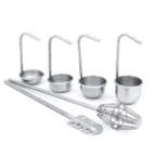 Thumbnail image #2 for Legion PS Stainless Steel Kettle Paddle, Perforated 6-5/8 x 11-1/2 in Head, 1-1/2 in Holes, 48 in Overall