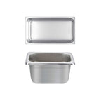 Thumbnail image #1 for Thunder Group STPA4134 Steam Table Pan, 1/3 Size, 4" Deep, Anti-Jam, 25 Gauge, 18/8 Stainless Steel Case of 24