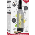 Thumbnail image #1 for iSi® Twist'n Sparkle Virtuoso 10951701 1-Liter Refillable Soda Siphon Set, Onyx PET Bottle with Silicone Sleeve Case of 6
