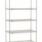 Thumbnail image #1 for Metro Super Erecta SE-2148S-86-S5 Stationary Starter Wire Shelving Unit, 48"W x 21"D x 86"H, 800 lb. capacity per shelf, 2000 lb. capacity per unit