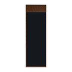 Thumbnail image #1 for Risch Chesterfield MMB-CH 4.25X14 Horizontal Magnetic Faux-Leather Menu Board, Ostrich Texture, Hardback, 4-1/4" x 14" Case of 25