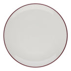 Thumbnail image #1 for Mikasa Hospitality (Lifetime Brands, Inc.) ID Fine 5324892 6" Modest Maroon Coupe Plate, Fine China Case of 12