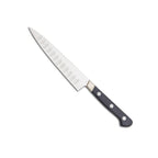 Thumbnail image #2 for Korin Inc HMI-UXHPE-130 Forged Hollow-Ground Petty Knife, 5-1/8" 70/30 Bevel, Swedish Steel Blade, Composite Wood Handle