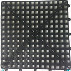 Thumbnail image #1 for Stanton Trading VM1212 Interlocking Rubber Bar Mat Tile/Shelf Liner, Black, 12" x 12"