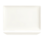 Thumbnail image #1 for Libbey Slate SL-26C Rectangular Porcelain Coupe-Rim Plate, 12-1/4" x 8"