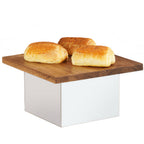 Thumbnail image #1 for Cal-Mil Milo 23872-4-49 Square Chrome Buffet Riser, 8"W x 8"D x 4"H