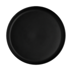 Thumbnail image #1 for Cardinal Reflections Onyx by Santa Anita FP244 Round Stoneware Gourmet Plate, 10.2" 1 Dozen