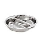 Thumbnail image #1 for Steelite International DW Haber DW64RFP2 Round Stainless Steel Food Pan, 4 qt, 12 x 12 x 3 in