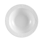 Thumbnail image #1 for CAC China Corona CRO-10 Porcelain Grapefruit Bowl, 9-1/2 oz., 6-1/2" Diameter, Embossed Case of 3 Dozen