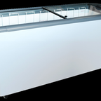 Thumbnail image #5 for Beverage Air NC68HC-1-W 68-Inch Slant-Top Novelty Ice Cream Freezer, Glass Lids, White, Freestanding