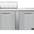 Thumbnail image #2 for Continental Refrigerator SW60N8C Refrigerated Sandwich Prep Table, 60 in, 2-Section, 2-Door, 8-Pan, Stainless Steel
