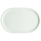Thumbnail image #1 for Libbey Schonwald, Shiro 9252230 Porcelain Oval Coupe-Rim Platter, 11-7/8" x 7-5/8"