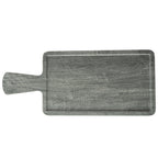 Thumbnail image #1 for TableCraft Products Smokehouse Melamine Collection™ 12450 Gray Rectangular Melamine Serving Paddle, 16.5 x 7 x 0.625 in