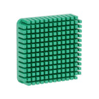 Thumbnail image #1 for AllPoints Foodservice Parts & Supplies 8017488 Push Block, Green, 1/2-Inch Dice