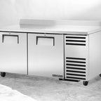 Thumbnail image #5 for True Mfg. - General Foodservice TWT-67-HC 67-Inch 2-Door Stainless Steel Deep Worktop Refrigerator, Self-Contained Side-Mount