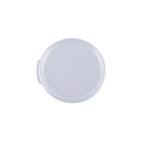 Thumbnail image #1 for CAC China FS1R-24CV-C Round Clear Polycarbonate Food Storage Container Cover for 2 and 4 qt Containers Case of 12
