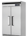 Thumbnail image #5 for Turbo Air Super Deluxe Two-Section Reach-In Refrigerator, Bottom Mount, Solid Doors, 29.19 Cu. Ft.