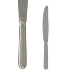 Thumbnail image #1 for Steelite La Tavola, Aida SS 5500J051 Dessert Knife, 9", Solid Handle, 13/0 Stainless Steel Pack of 1 Dozen