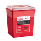 Thumbnail image #1 for Alpine Industries ADI998-03-01 8 qt. Sharps Container, Flip-Open Lid, Puncture-Resistant Plastic, 8-1/4"W x 7-1/16"D x 9-7/8"H