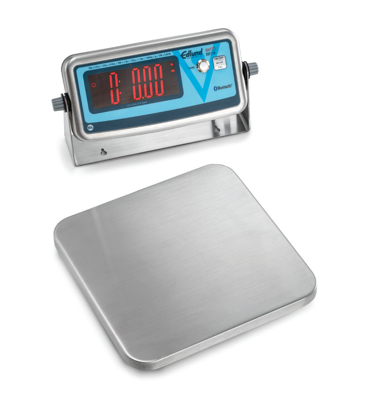 Product image #6 for Edlund Wireless Bluetooth Pizza Scale, 20 lb Capacity, 10 x 10 Inch Stainless Steel Platform