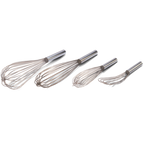 Thumbnail image #2 for JB Prince Best U563 12 12" Stainless Steel Skillet Whisk with Flat, Shape-Retaining Whip