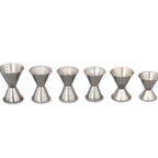 Thumbnail image #1 for Alegacy Foodservice Products 1294 Double Jigger, 3/4 oz and 1-1/4 oz, Stainless Steel Case of 12