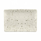 Thumbnail image #1 for G.E.T. Macchiato - EGS D1061RC-CC Rectangular Melamine Plate, 10 x 6-3/4 x 1-3/8 in, Chocolate Chip Design Case of 6