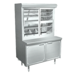 Thumbnail image #3 for La Rosa Refrigeration L-31160-28 Refrigerated Pie/Salad Display Case, 60"W x 28"D, Single-Service, Sliding Glass Doors, Mirror-Back