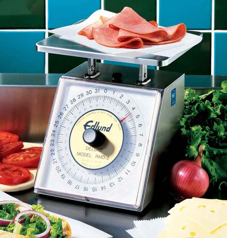 Product image #5 for Edlund RMD-2 Deluxe Stainless Steel Portion Control Food Scale, 32 oz Capacity, Rotating Dial, Air Dashpot